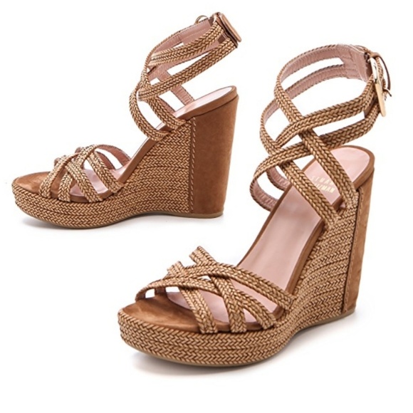 Stuart Weitzman Shoes - Stuart Weitzman Reins wedges sz 7 1/2